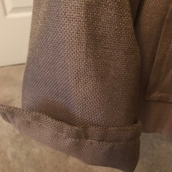Talbots gold metallic jacket - Picture 7 of 7